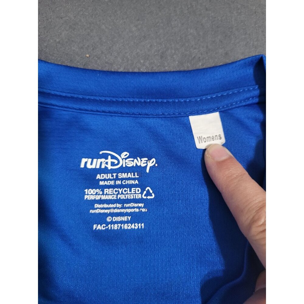 RUN DISNEY 2024 Marathon Weekend Shirt 10K Chip & Dale Long Sleeve Blue SZ Small - Picture 6 of 9